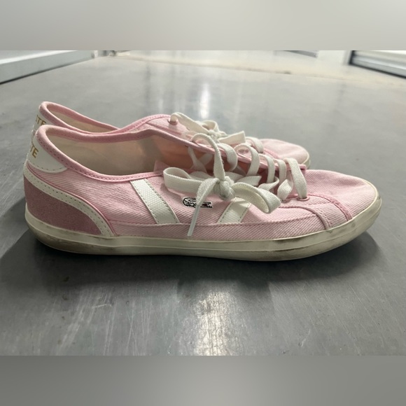 Size 8 Lacoste tennis shoes - Picture 5 of 14